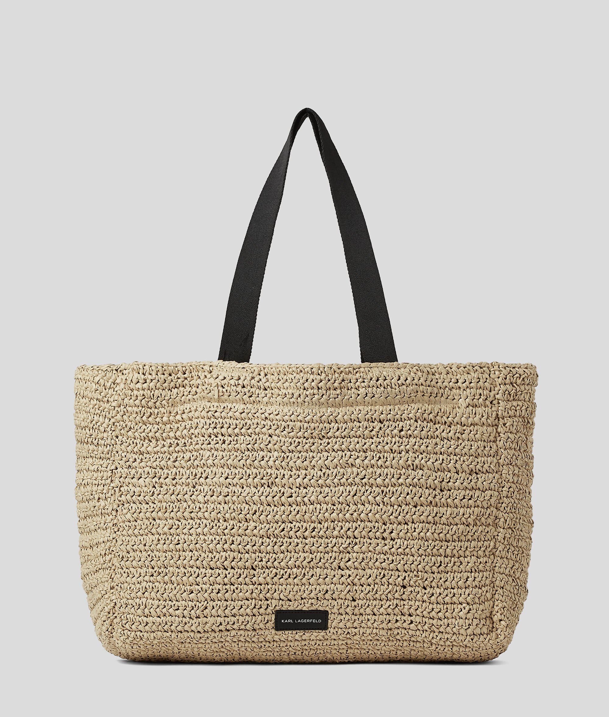 (image for) Superb K/SIGNATURE RAFFIA BEACH TOTE BAG